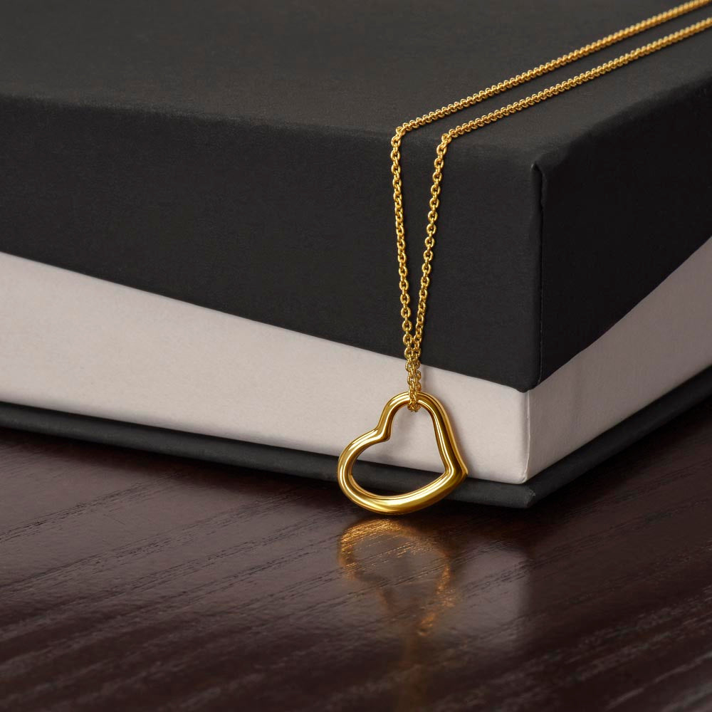 Delicate Heart Necklace | Lumiora